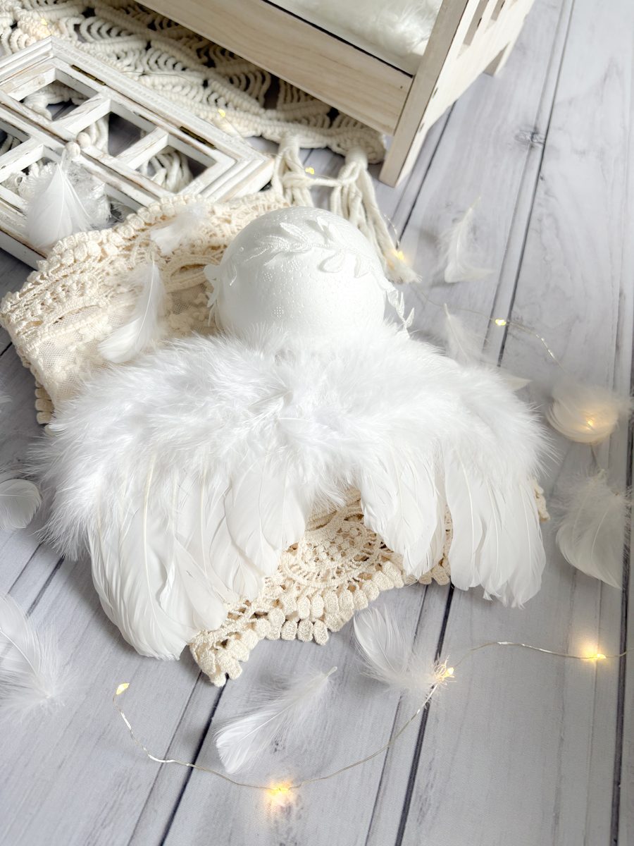 Antiqueセット Little angel 天使衣装 ニューボーンフォト