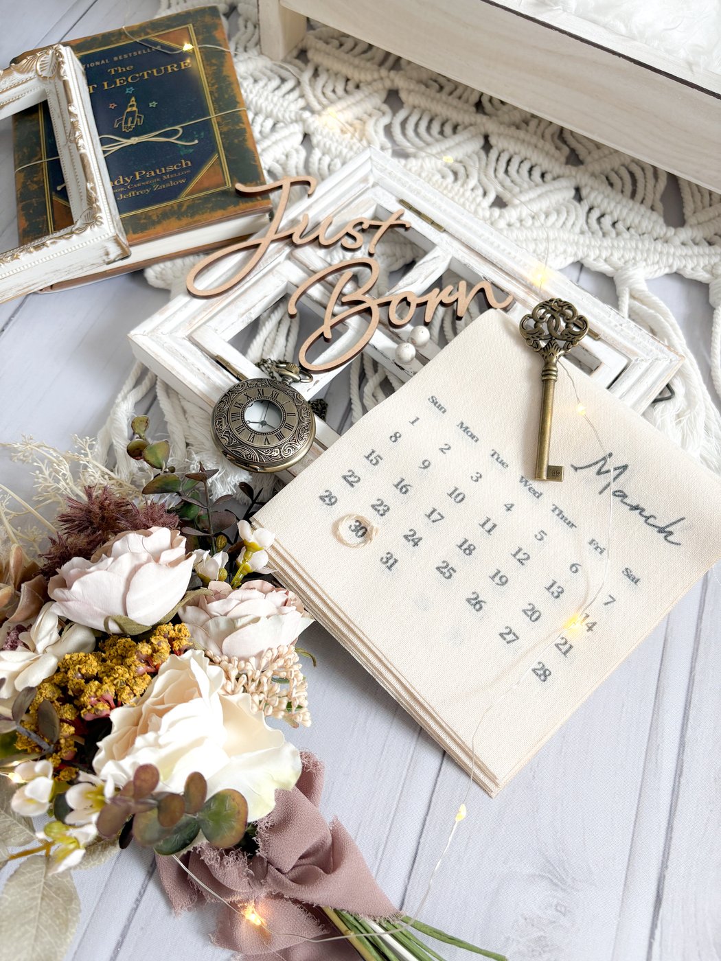 Antiqueセット 小物 ニューボーンフォトレンタル アンティーク