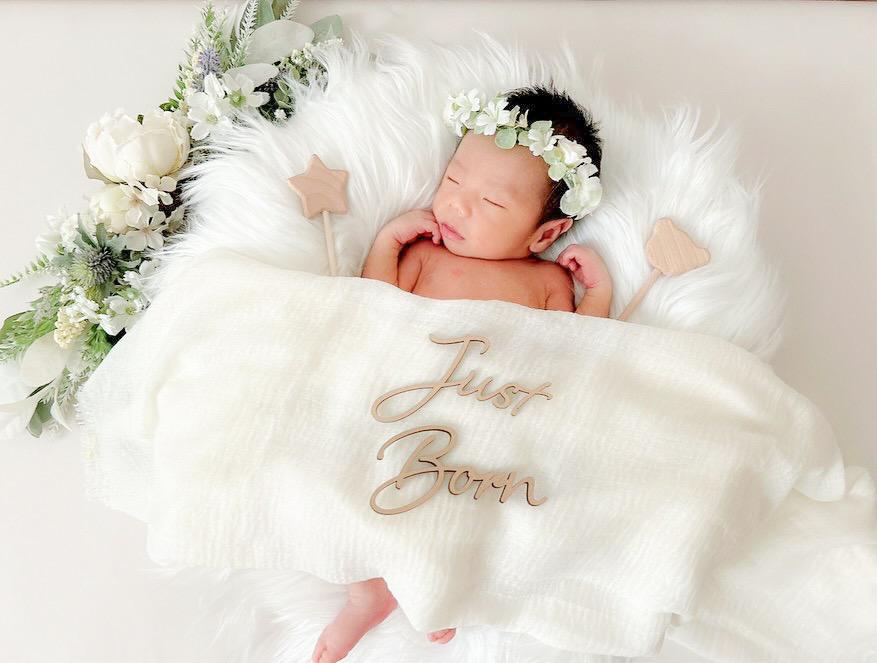 Botanicalセット 撮影サンプル ニューボーンフォト セルフ撮影