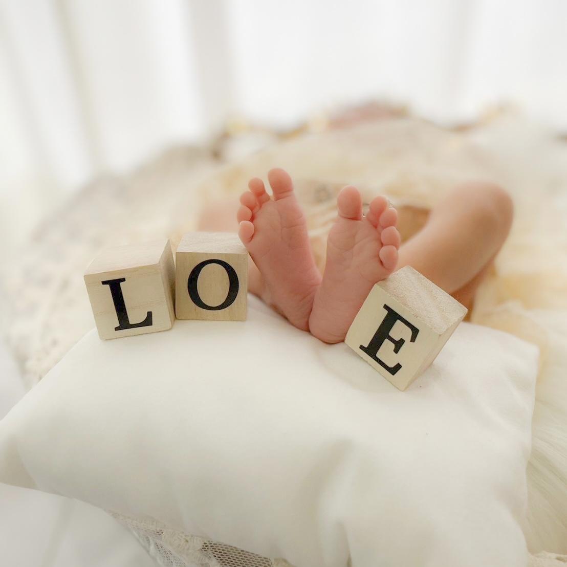 Ivoryセット 撮影サンプル ニューボーンフォト セルフ撮影