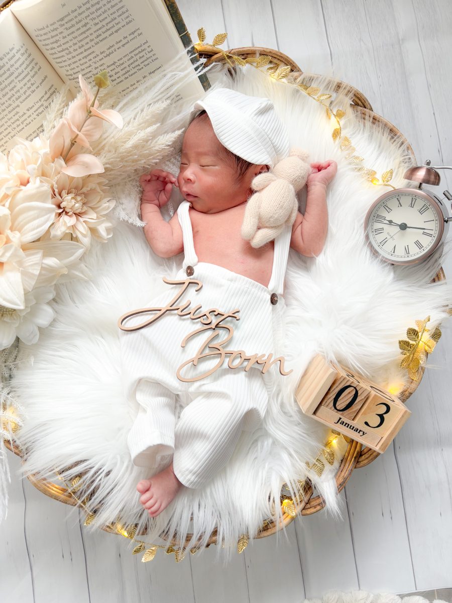 Ivoryセット 撮影サンプル ニューボーンフォト セルフ撮影